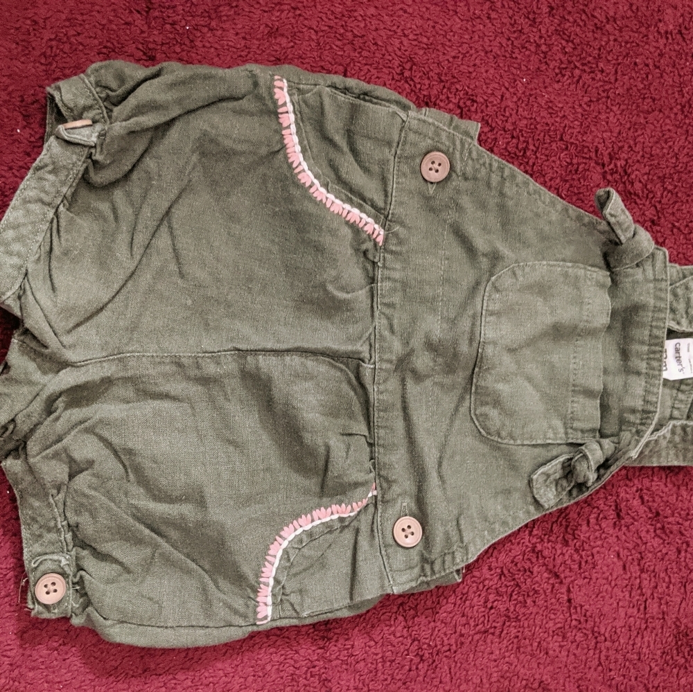 Carter's overall shorts 12M